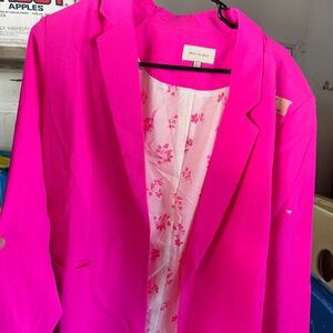 Pink blazer
